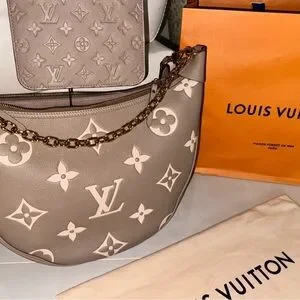 【ルイヴィトン・Louis Vuitton 】Loop Hobo M46738 Loop Hobo Bicolour Monogram Empreinte Leather - Handbags